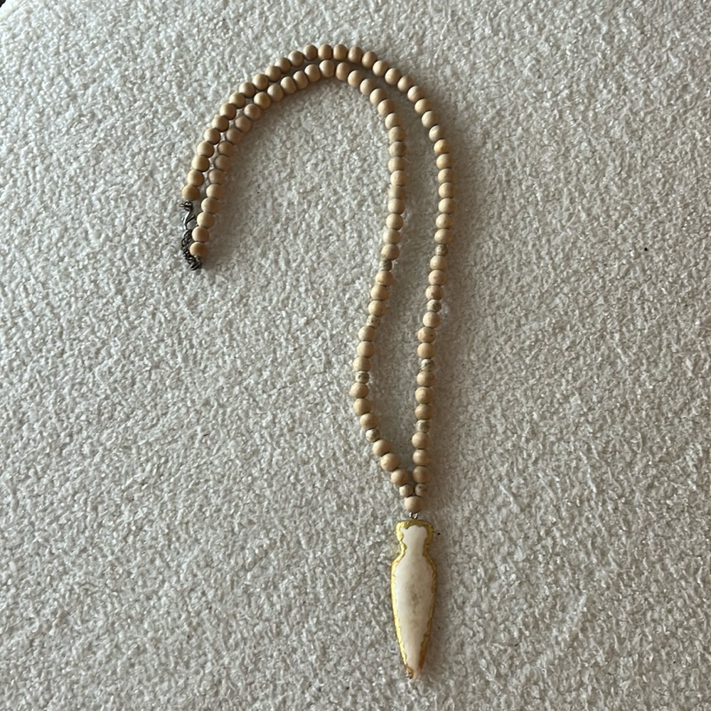 Boho Beads necklace. Fair condition. Original $80.